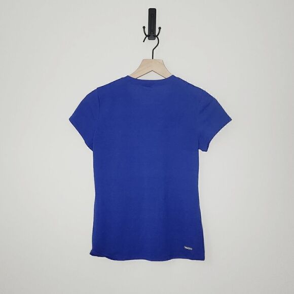 The North Face Tee in Blue with Orange Graphic - Picture 6 of 6